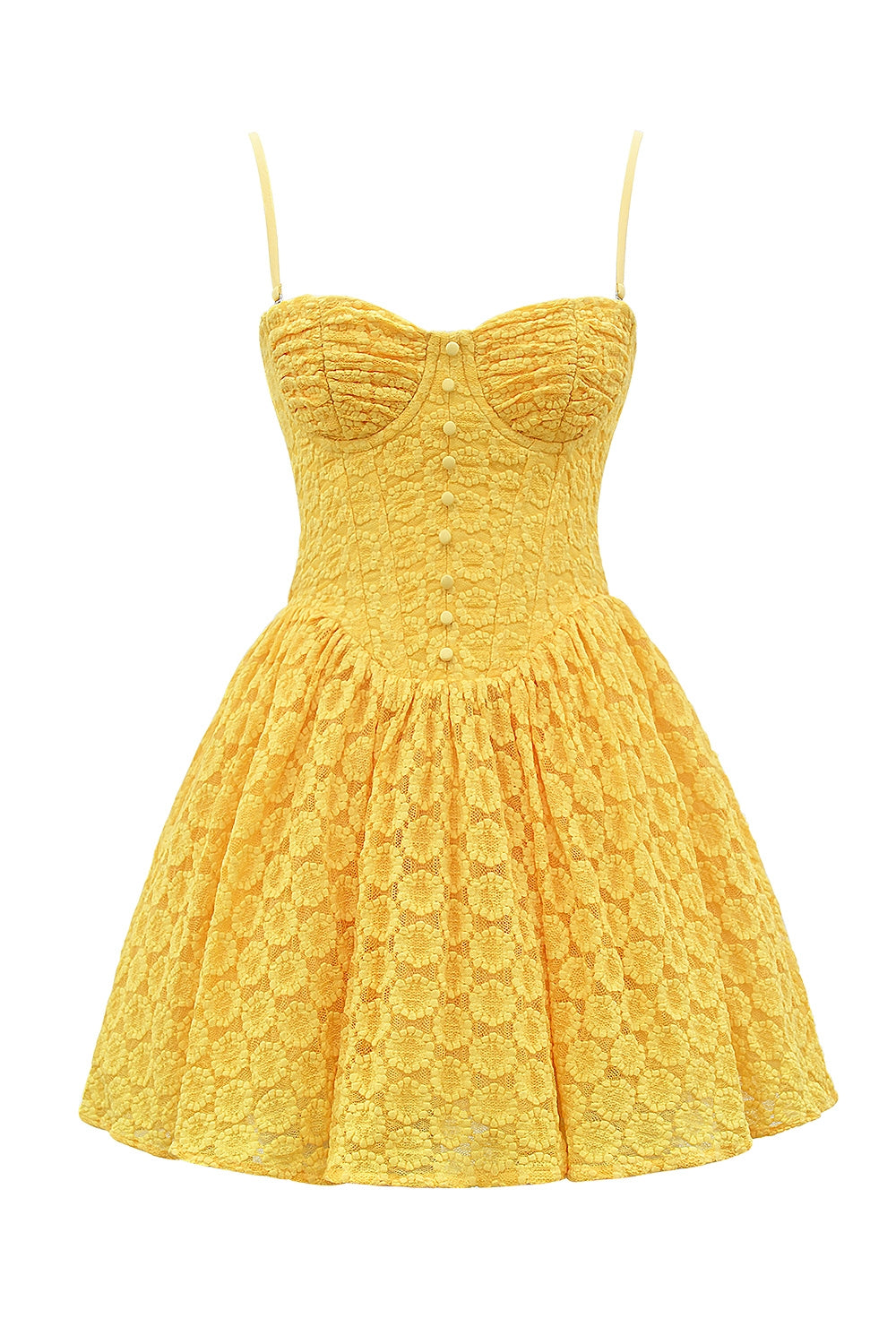 Orange – Sexy Lace Jacquard Princess Dress