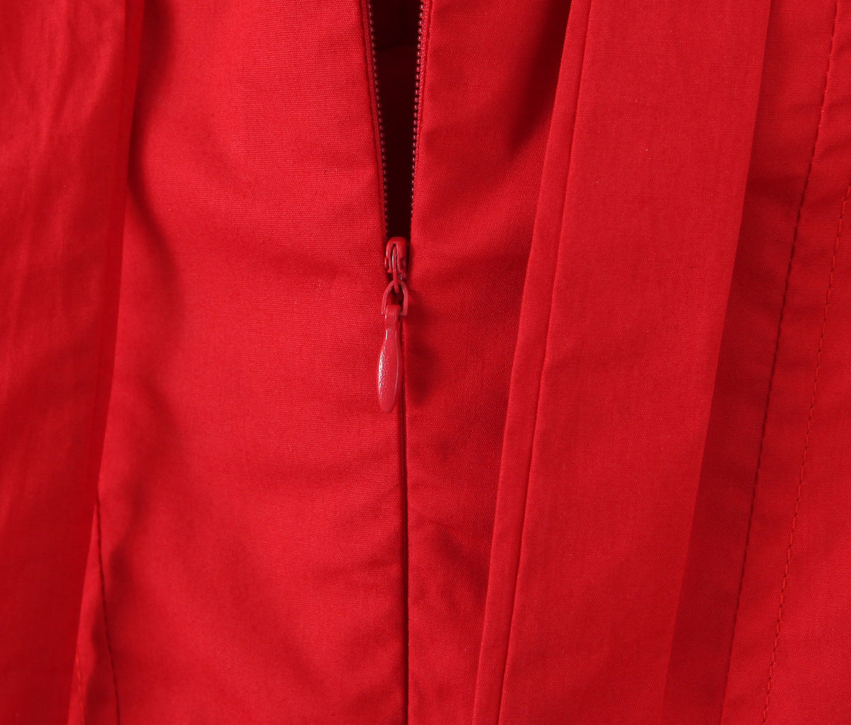 Red - Backless Halter Bodycon Dress