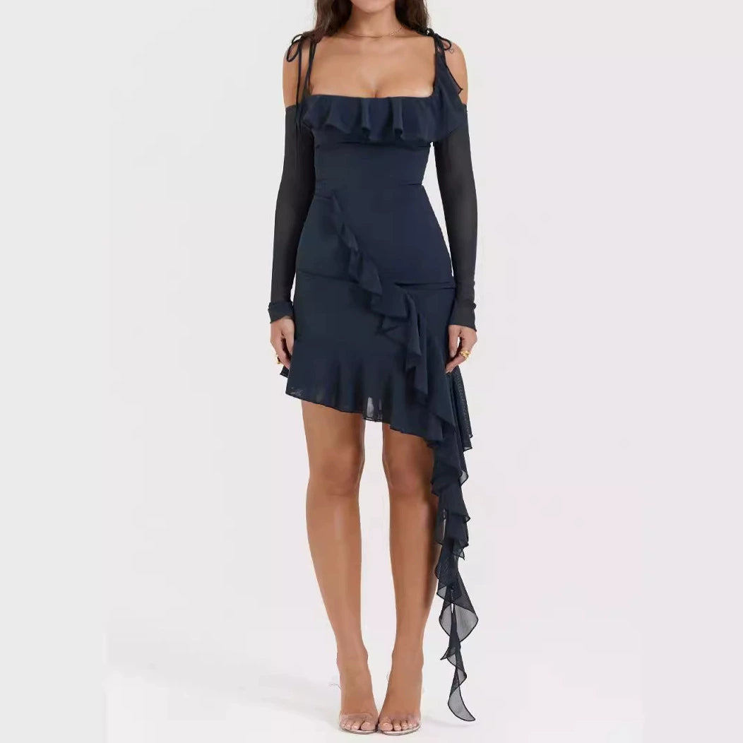 Dark Blue – Mesh Sexy Bodycon Dress