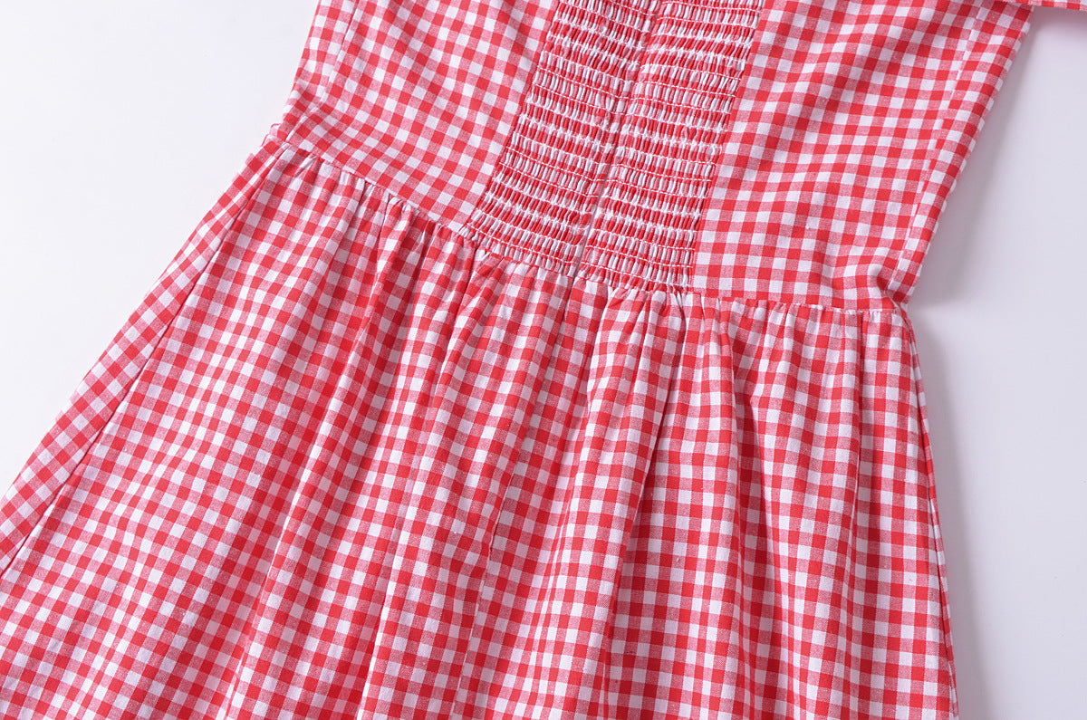 Plaid – Slim Fit Plaid Mini Dress
