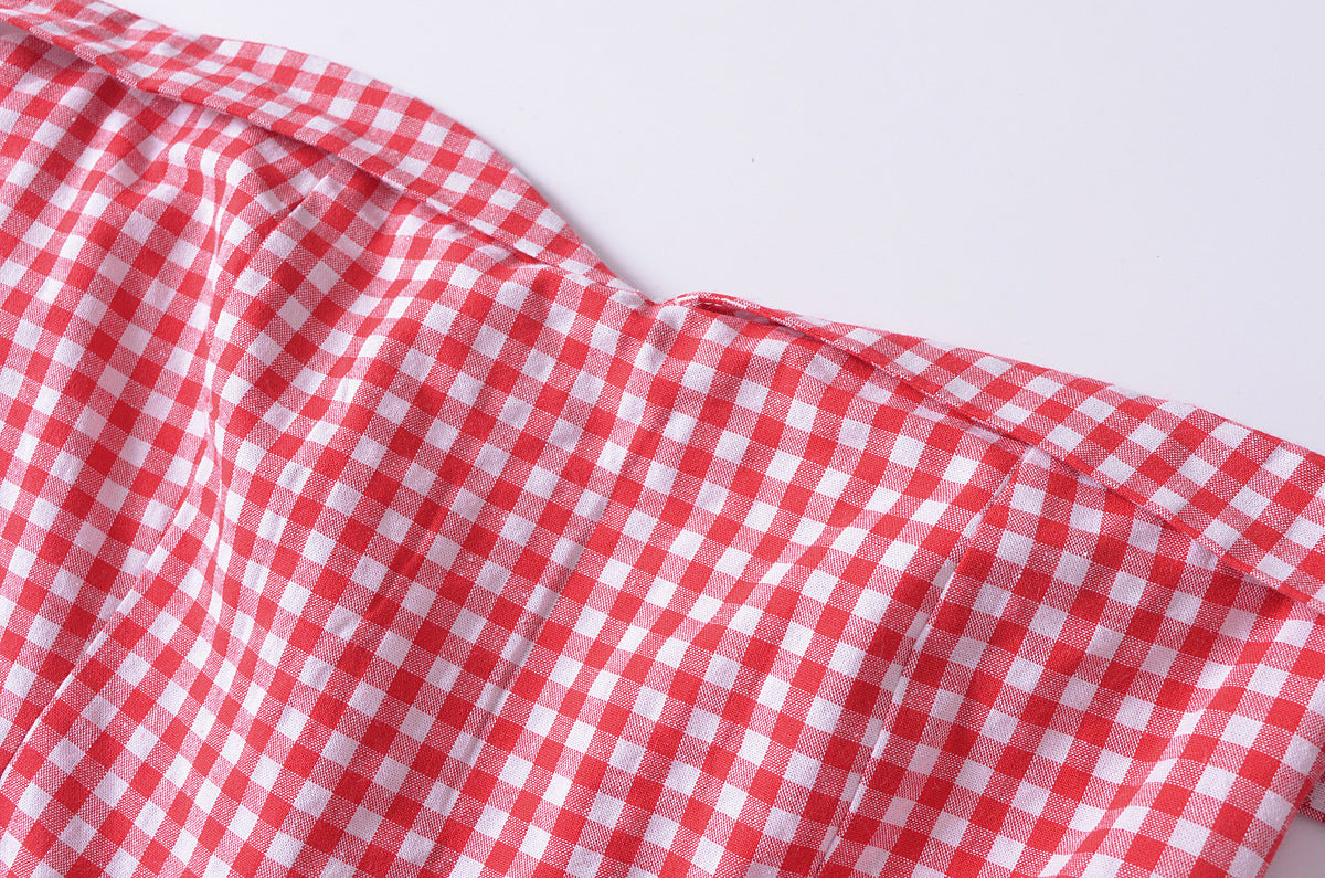 Plaid – Slim Fit Plaid Mini Dress