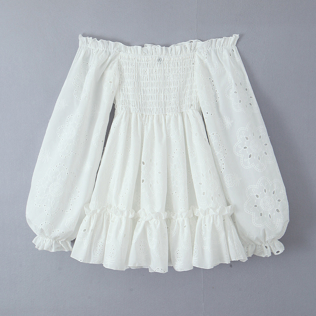 White – Hollow Out Cute Casual Dress