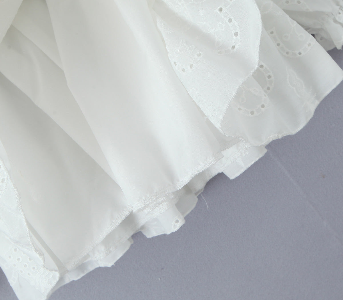 White – Hollow Out Cute Casual Dress