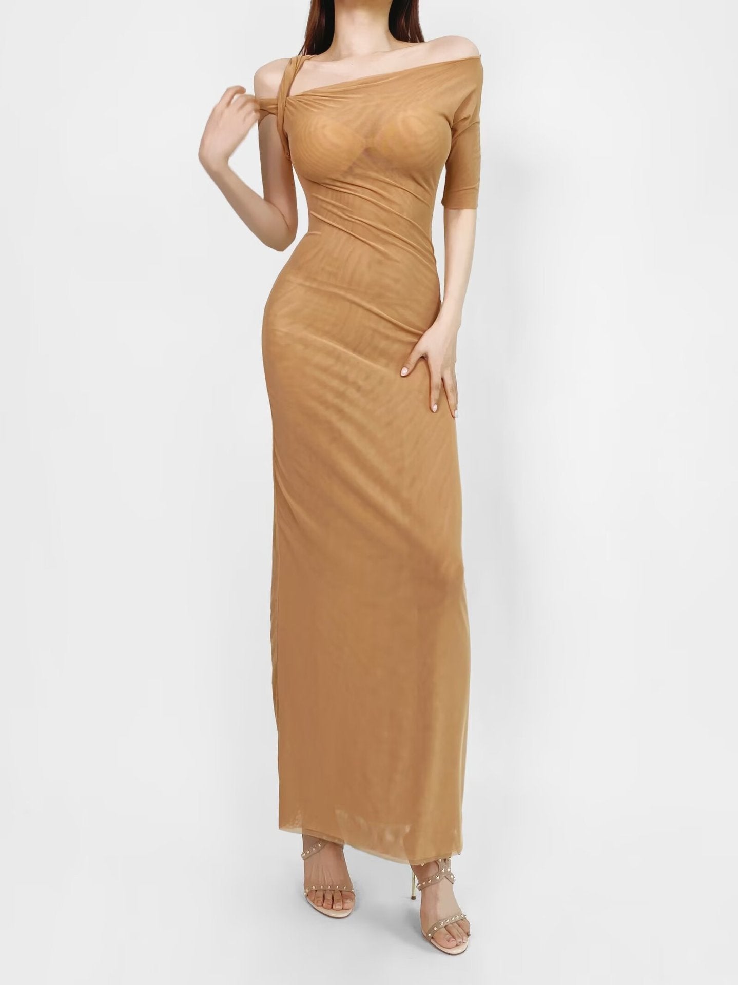 Khaki – Sexy Slim Fit Bodycon Dress