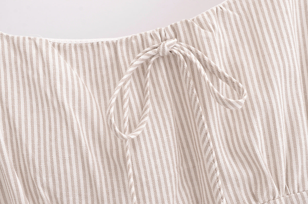 Off-White - Casual Vacation Tank Dress
