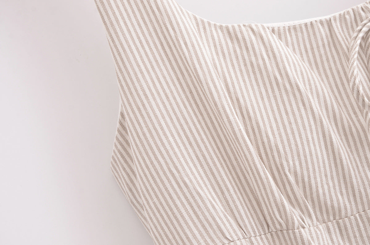 Off-White - Casual Vacation Tank Dress
