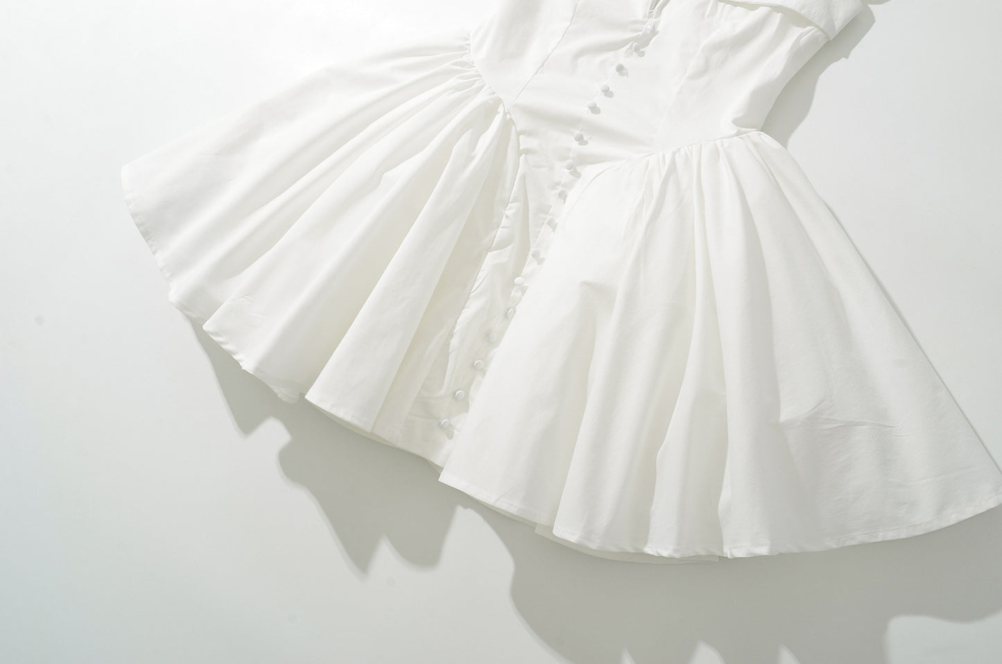 White – Slim Fit Short Dress