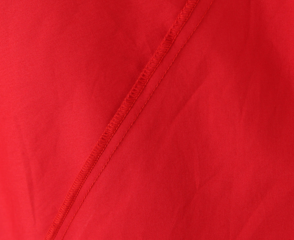 Red - Backless Halter Bodycon Dress