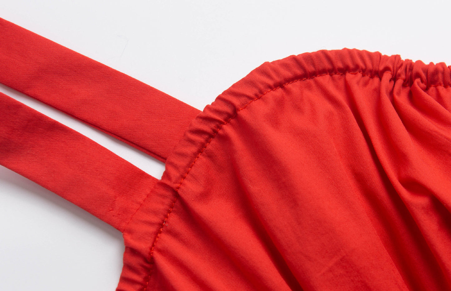 Red - Backless Bodycon Spaghetti Strap Dress