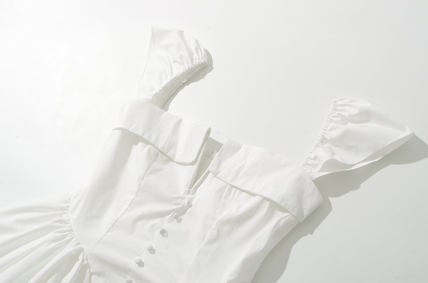 White – Slim Fit Short Dress