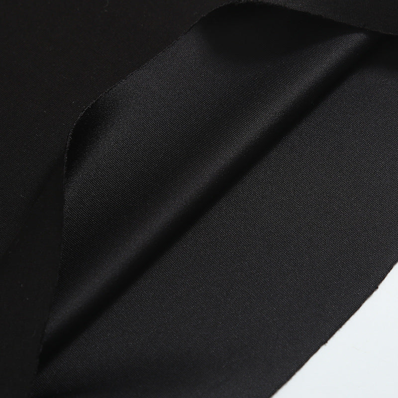 Black – Solid Color Slim Fit Bodycon Dress