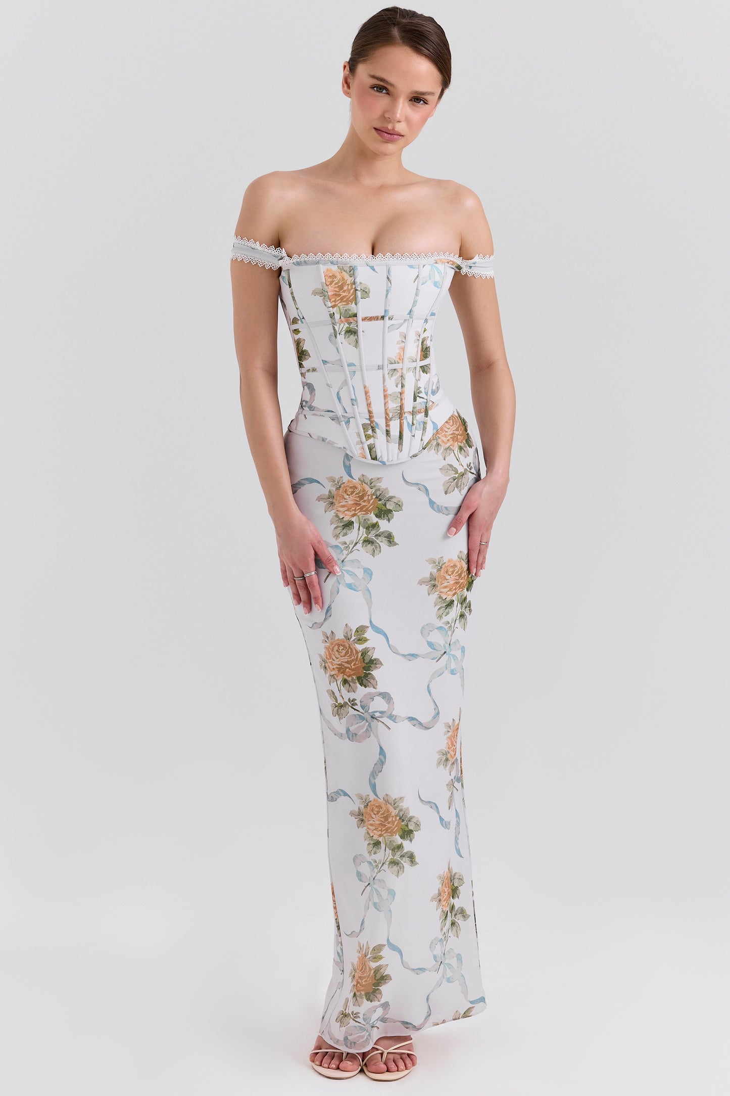 White – Vintage-Inspired Bodycon Sleeveless Dress