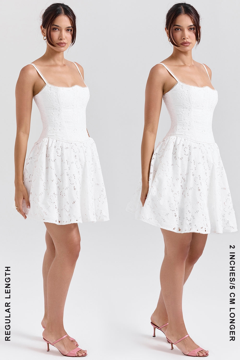 White – Lace Embroidered Innocence Dress