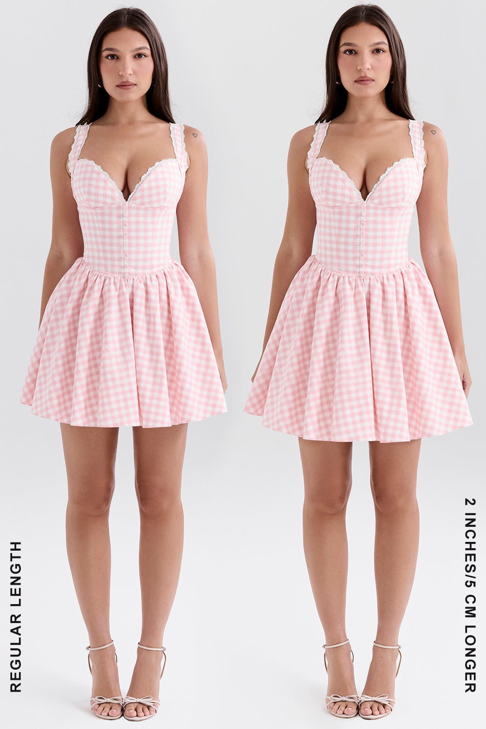 Pink – Sweet Floral Spaghetti Strap Dress