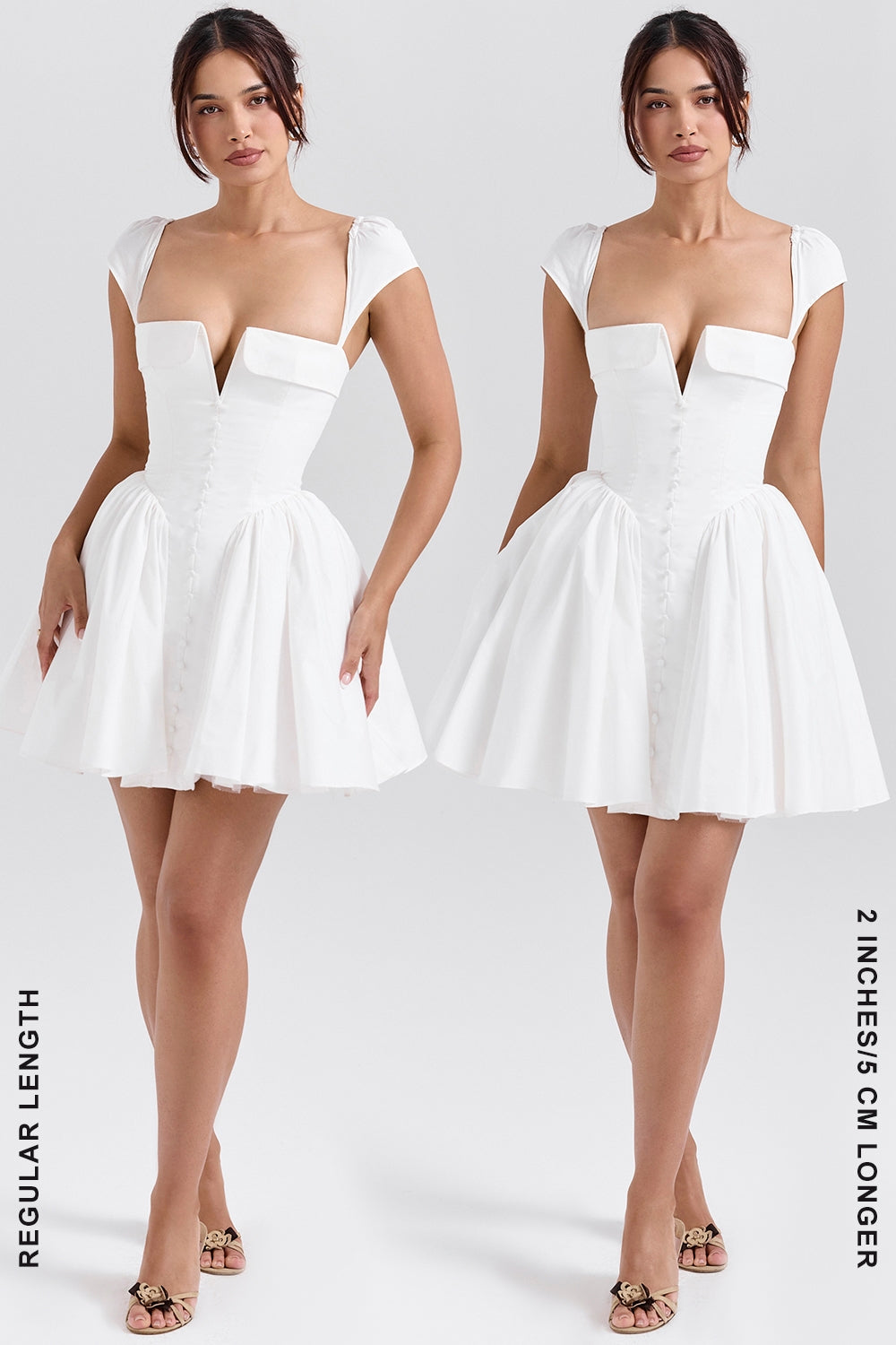 White – Flirty Pure Babe A-Line Dress