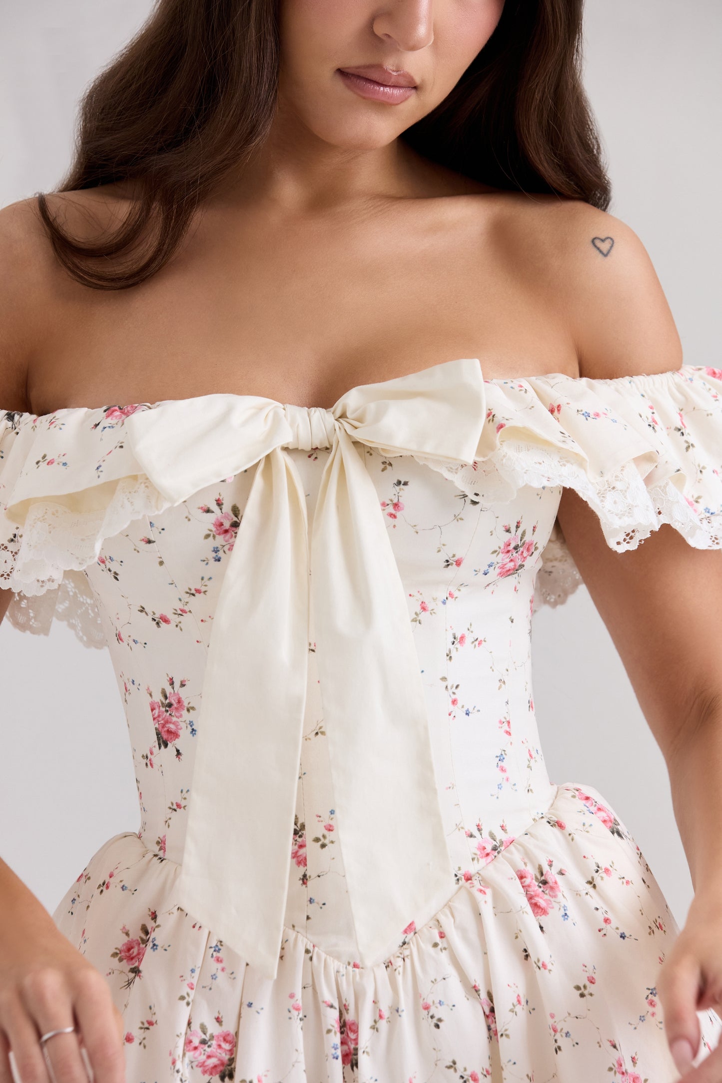 White - Princess Sweet Floral Dress
