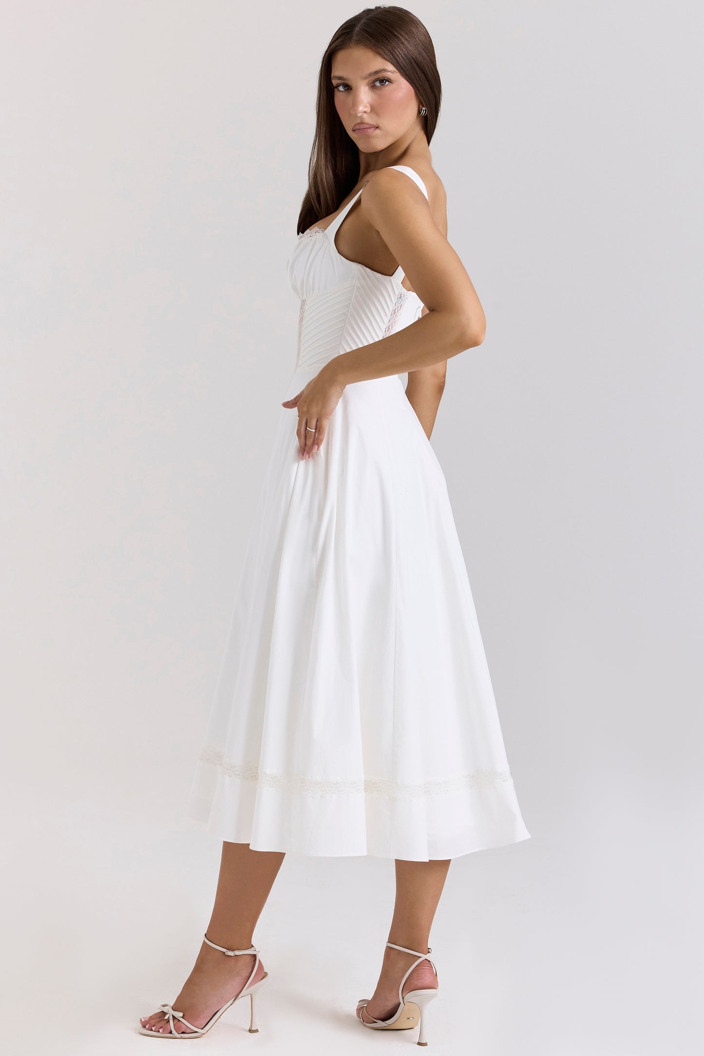 White – Sexy Holiday Spaghetti Strap Dress