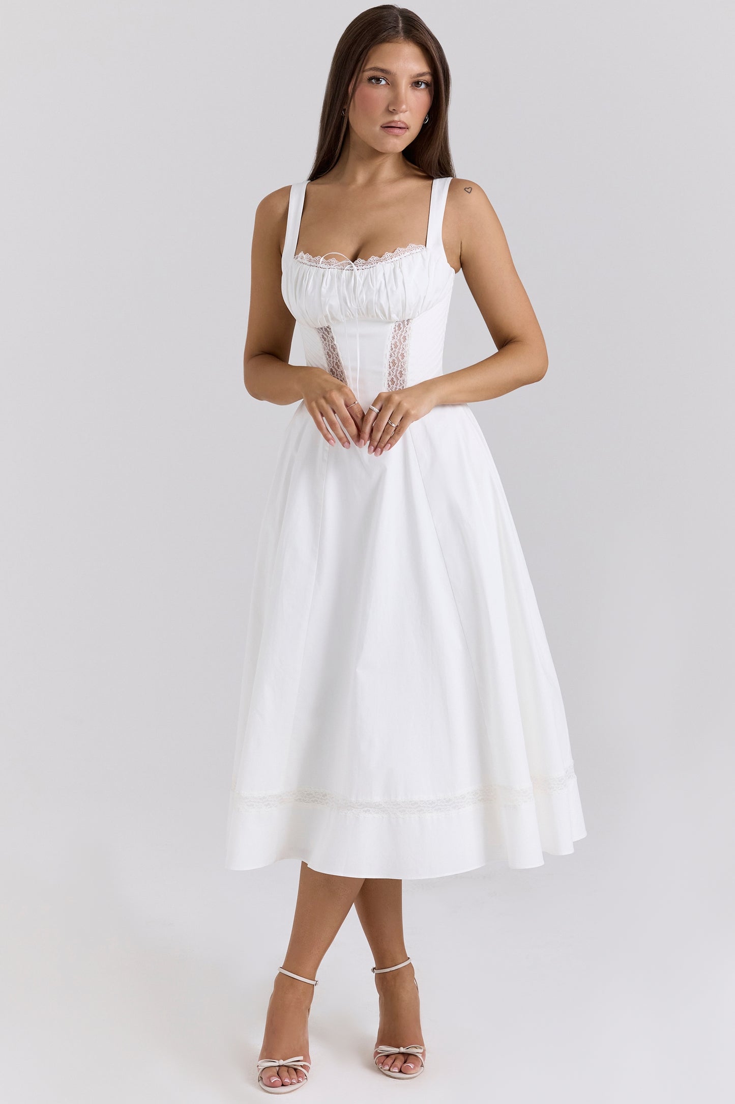 White – Sexy Holiday Spaghetti Strap Dress