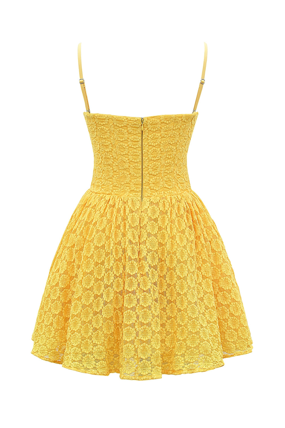 Orange – Sexy Lace Jacquard Princess Dress