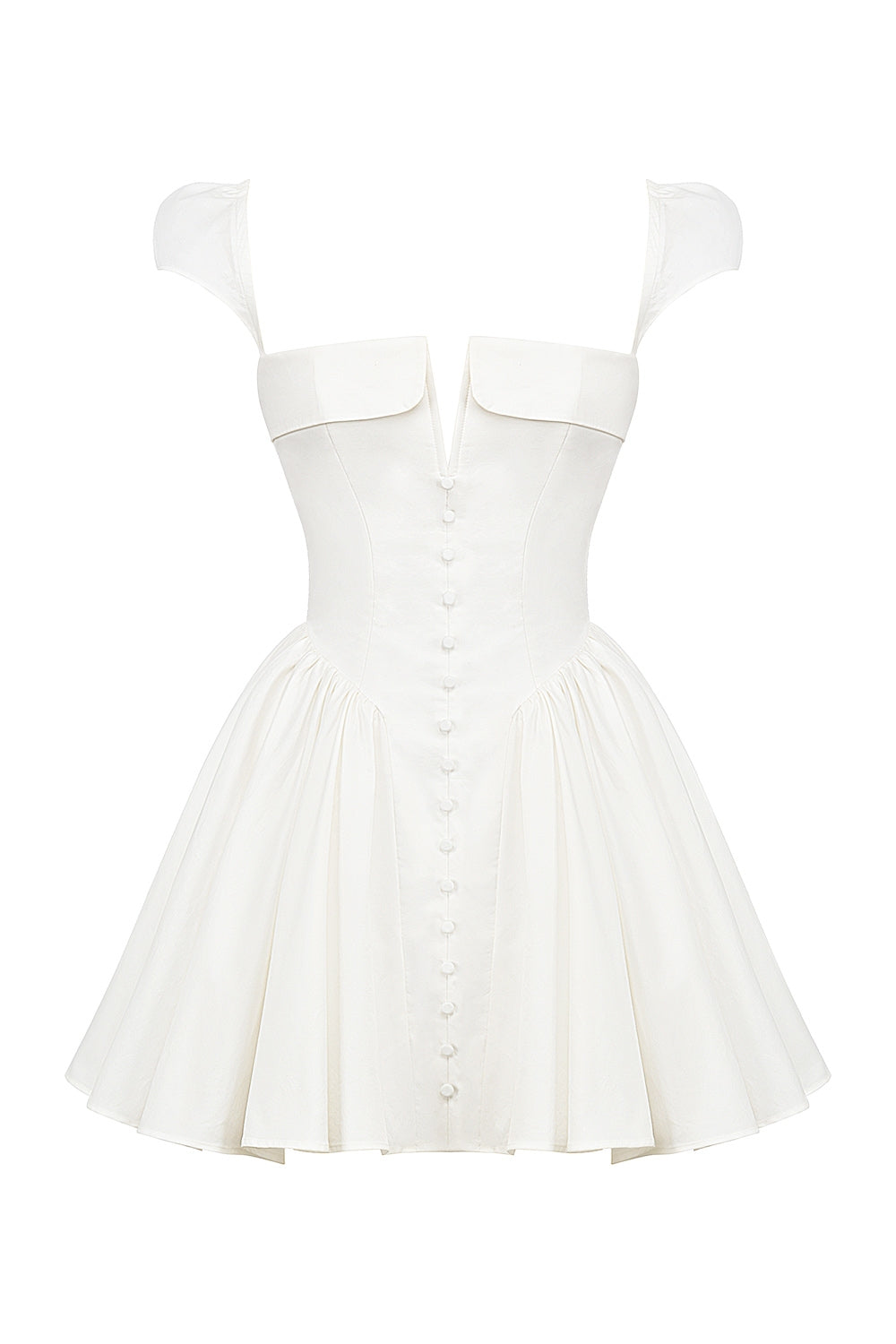 White – Flirty Pure Babe A-Line Dress
