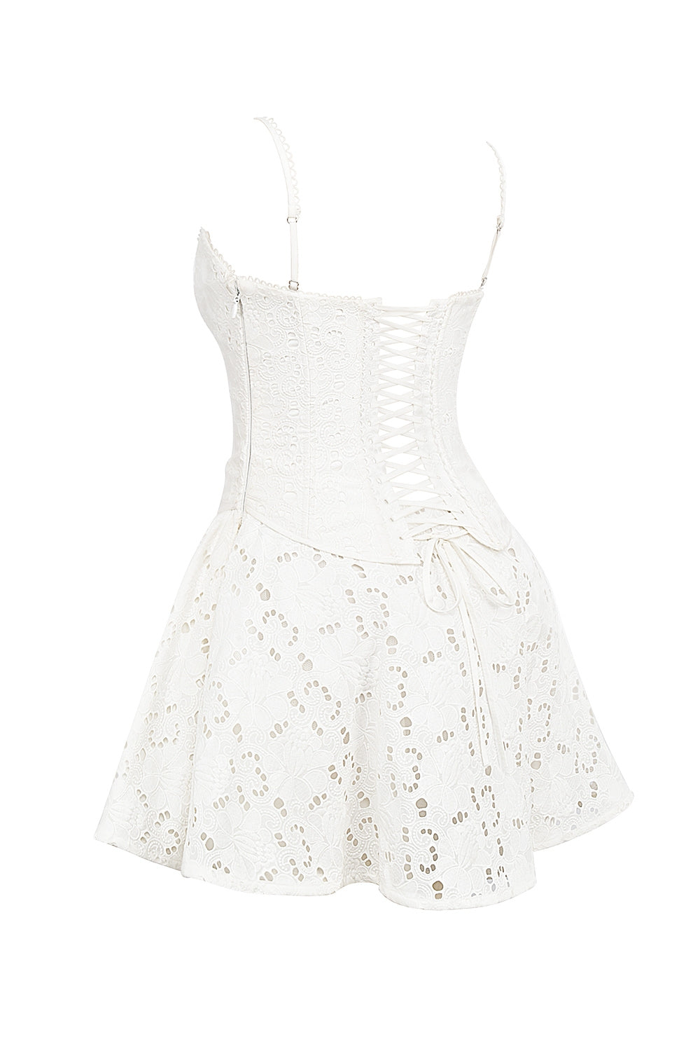 White – Lace Embroidered Innocence Dress