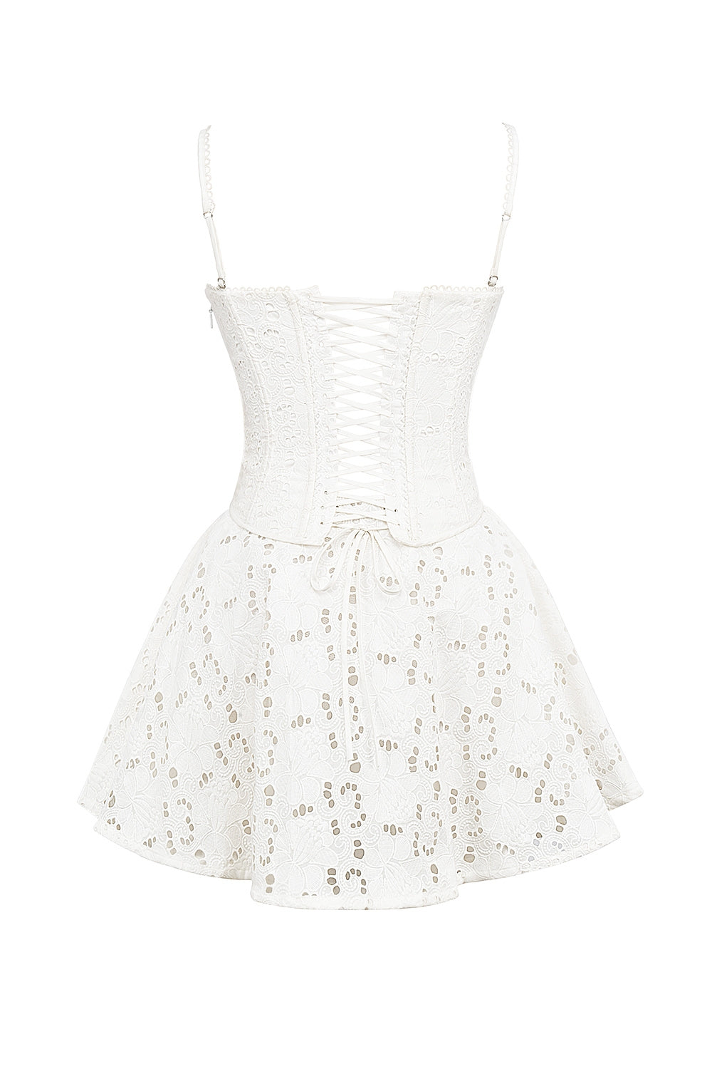 White – Lace Embroidered Innocence Dress