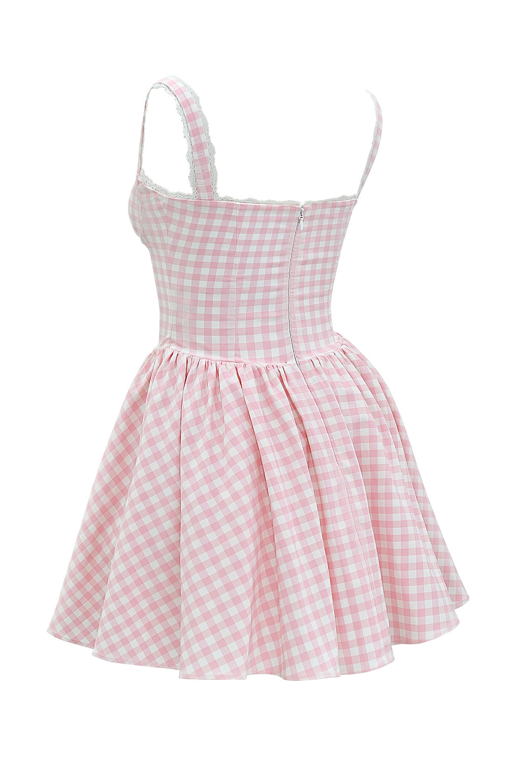 Pink – Sweet Floral Spaghetti Strap Dress