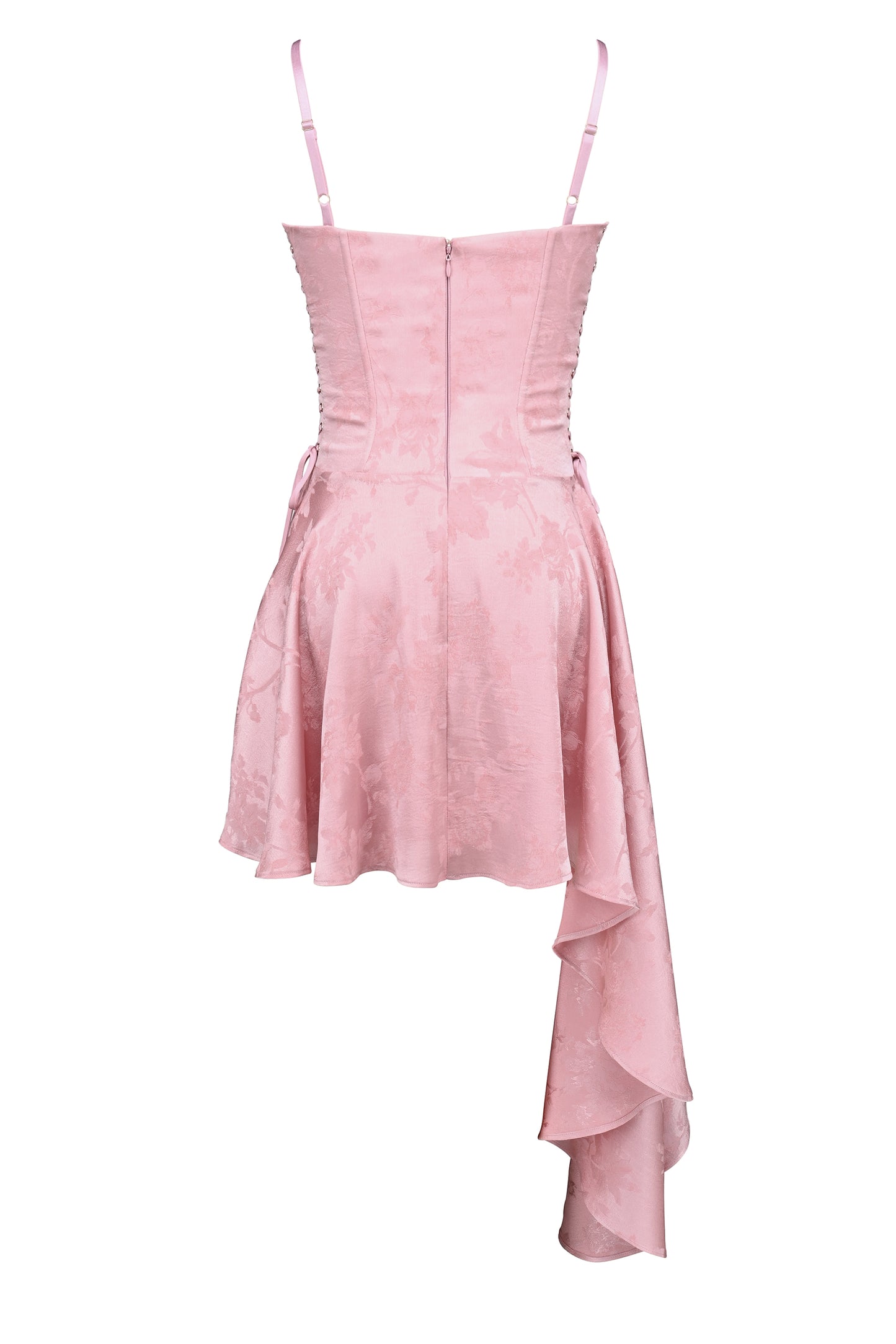 Pink – Sexy Strappy Irregular Hem Cami Dress