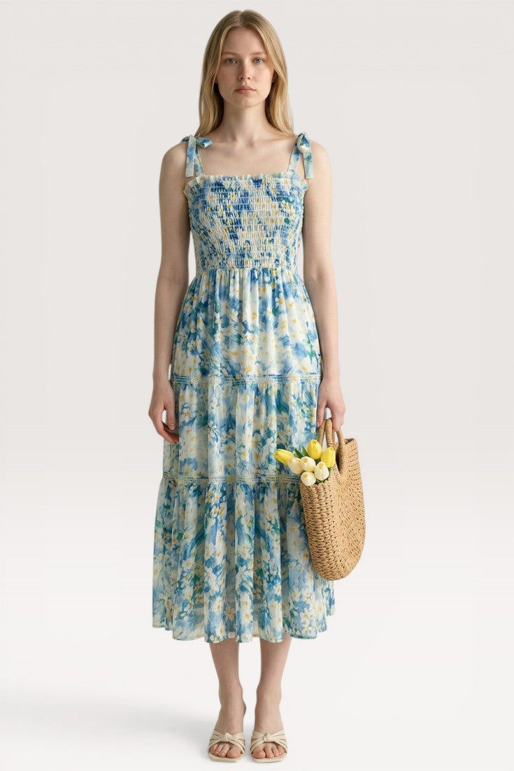 Lunara · Daisy Whisper Midi Dress