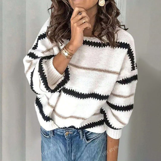 Comfy Long Sleeve Round Neck Sweater