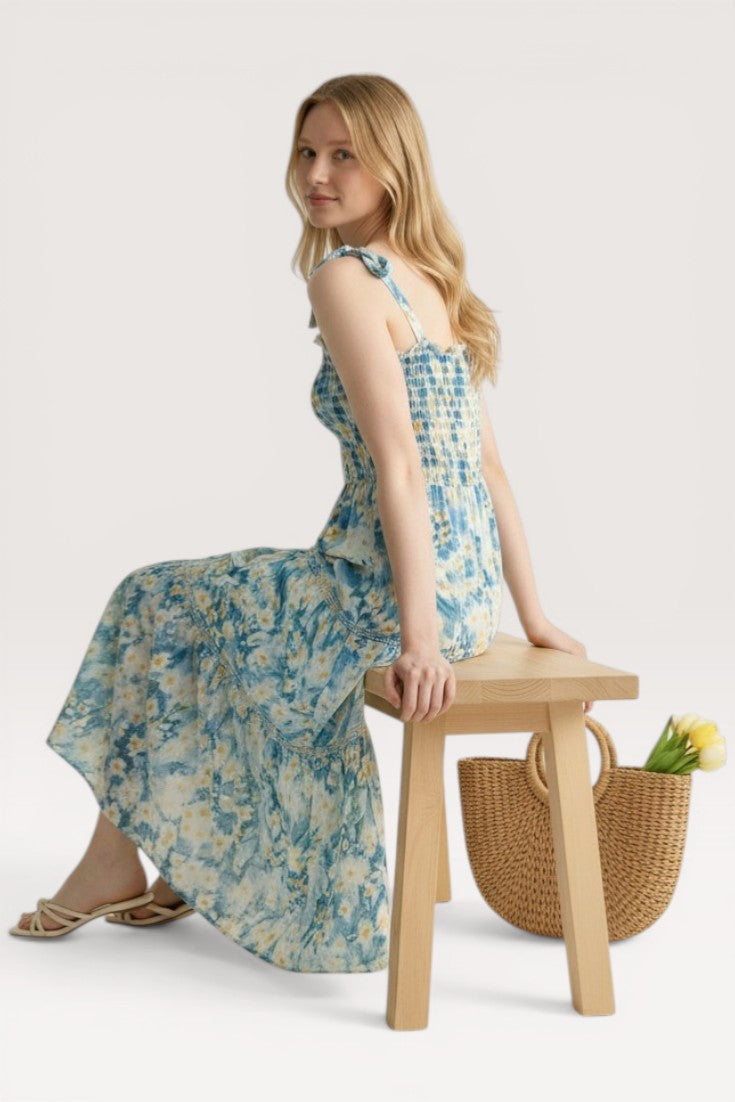 Lunara · Daisy Whisper Midi Dress