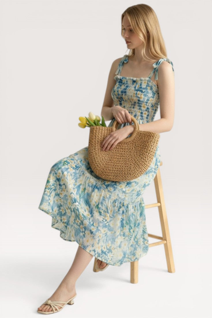 Lunara · Daisy Whisper Midi Dress