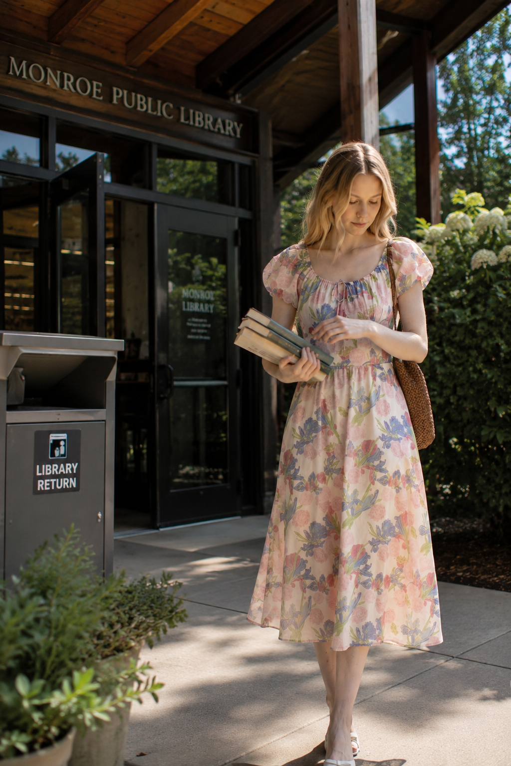 Mirelle · Rose Petal Midi Dress