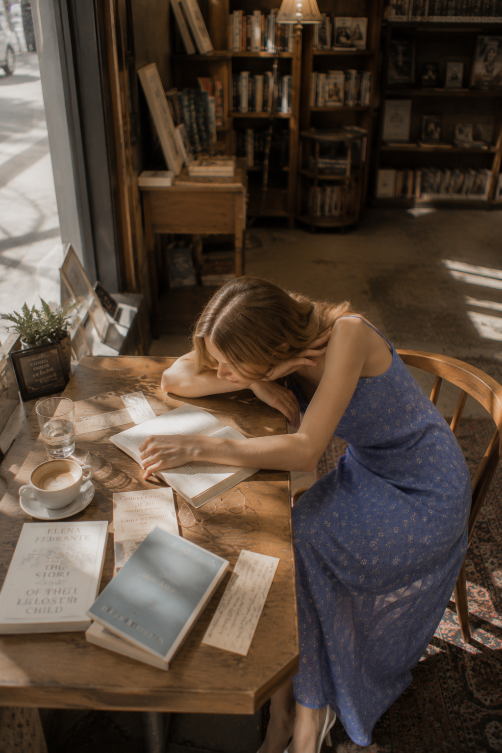 Selene · Bluebell Whisper Midi Dress