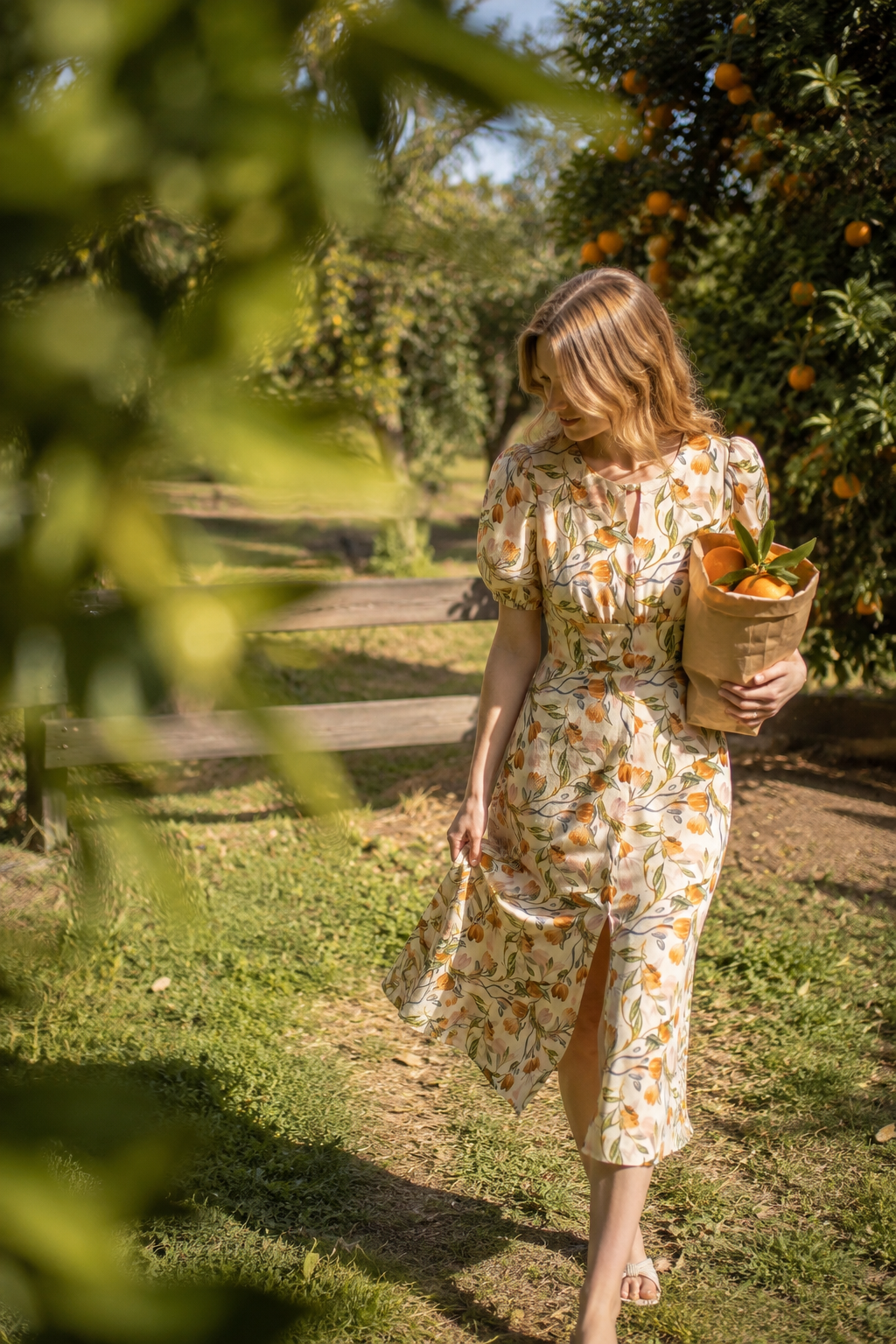 Solara · Tulip Blossom Midi Dress