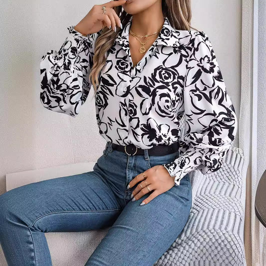 Special V-Neck Long Sleeve Top