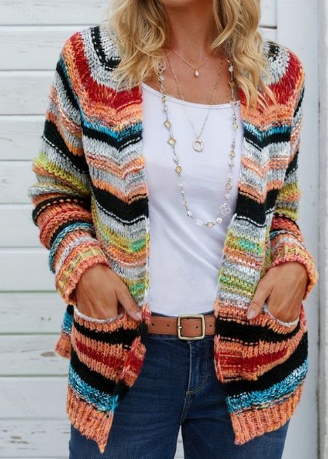 Showy Collarless Long Sleeve Cardigan