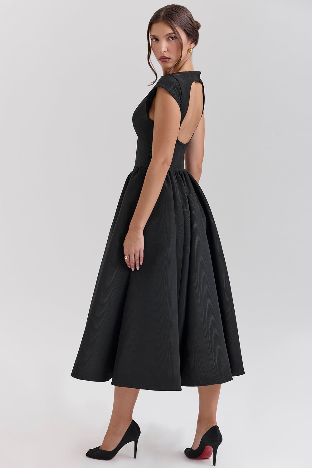 Black – Sexy Backless Slim Fit A-Line Dress