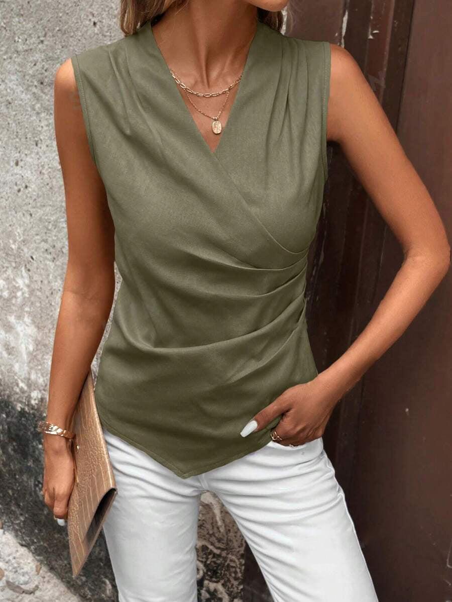 Basic Sleeveless Plain Top