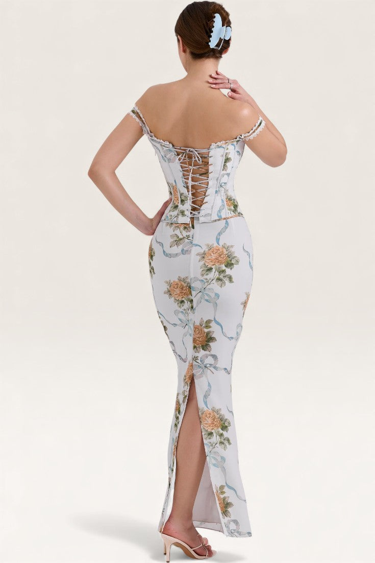 White – Vintage-Inspired Bodycon Sleeveless Dress