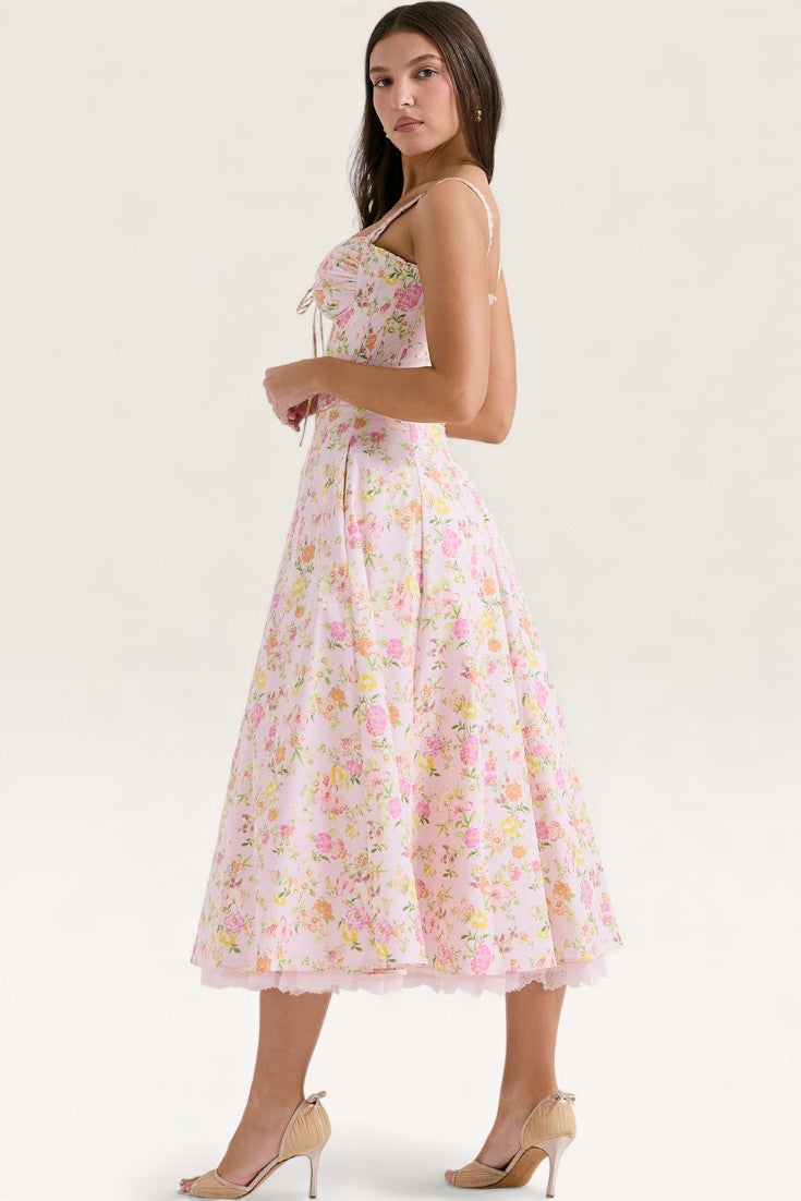 Floral - Spaghetti Strap Floral Sweet & Sassy Dress