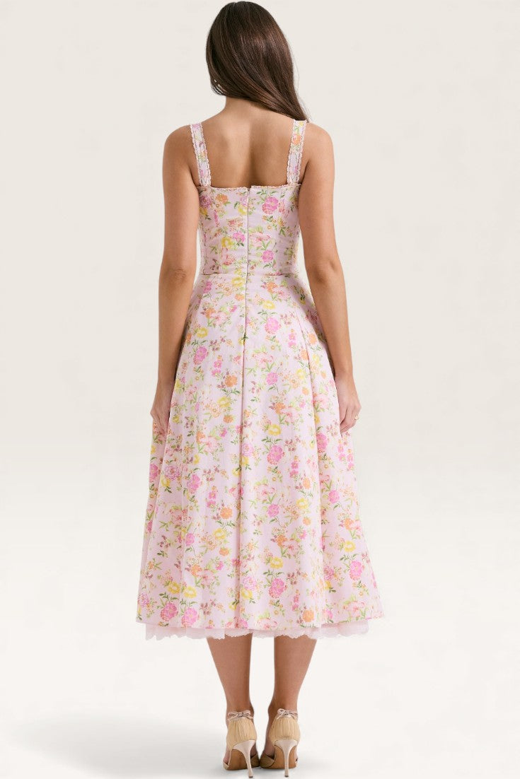 Floral - Spaghetti Strap Floral Sweet & Sassy Dress