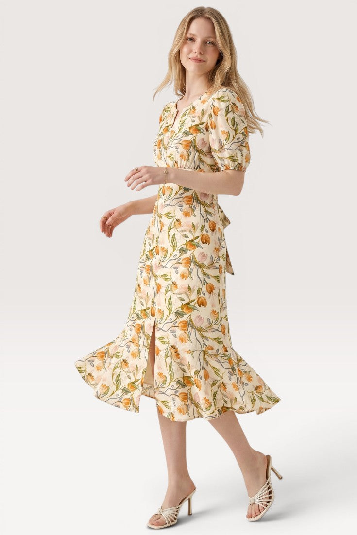 Solara · Tulip Blossom Midi Dress