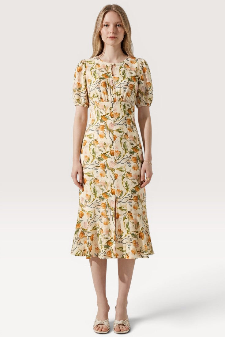 Solara · Tulip Blossom Midi Dress