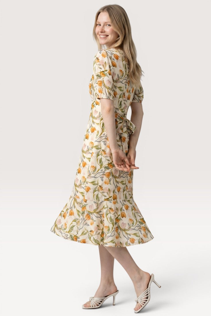 Solara · Tulip Blossom Midi Dress