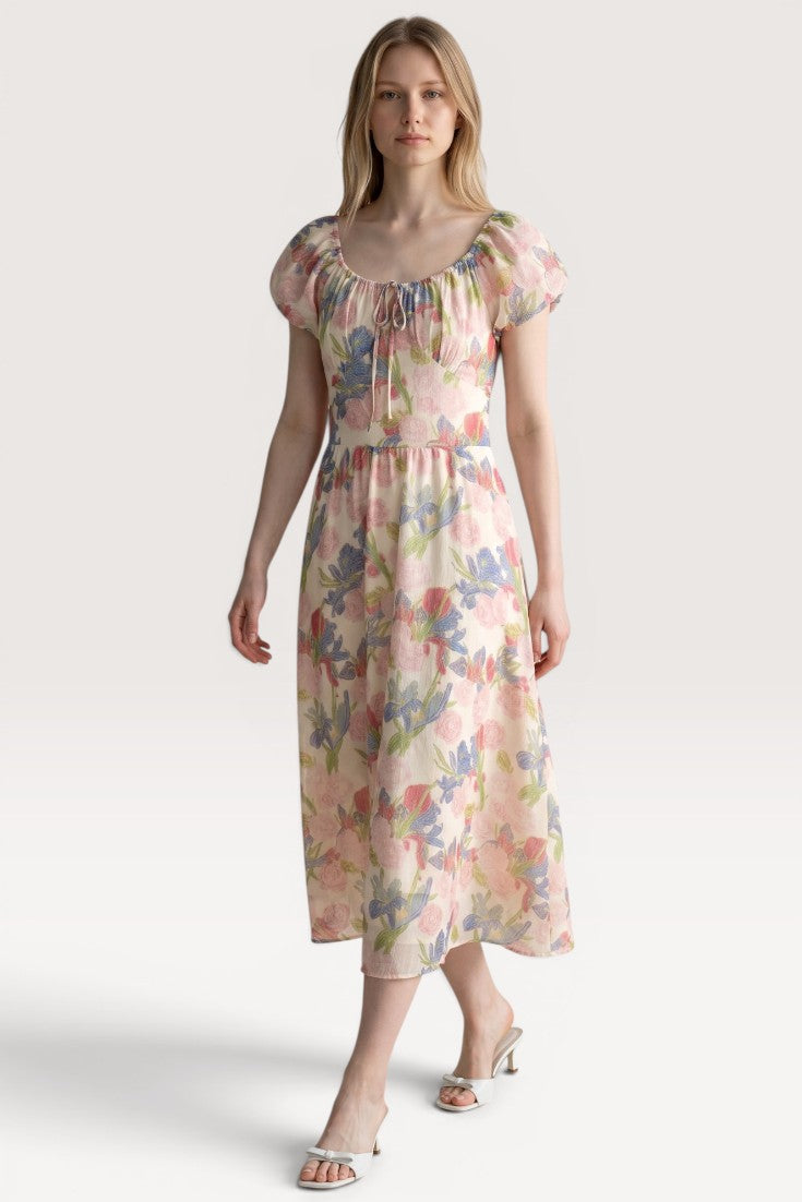 Mirelle · Rose Petal Midi Dress