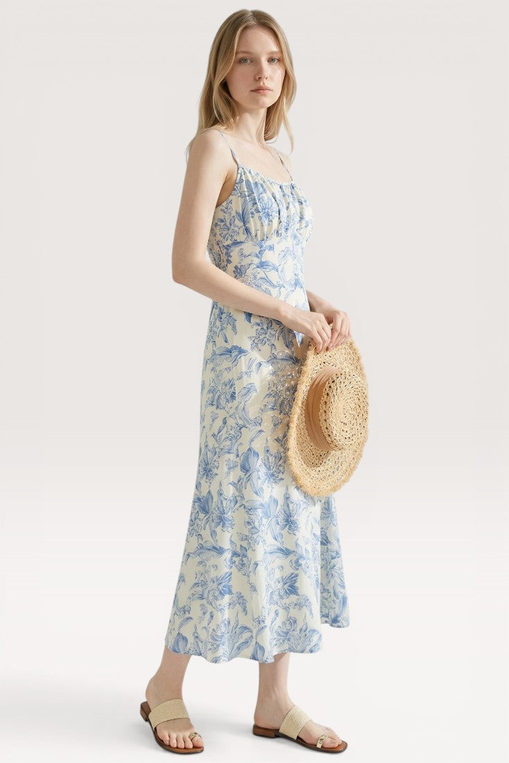 Virelle · Blue Aura Midi Dress