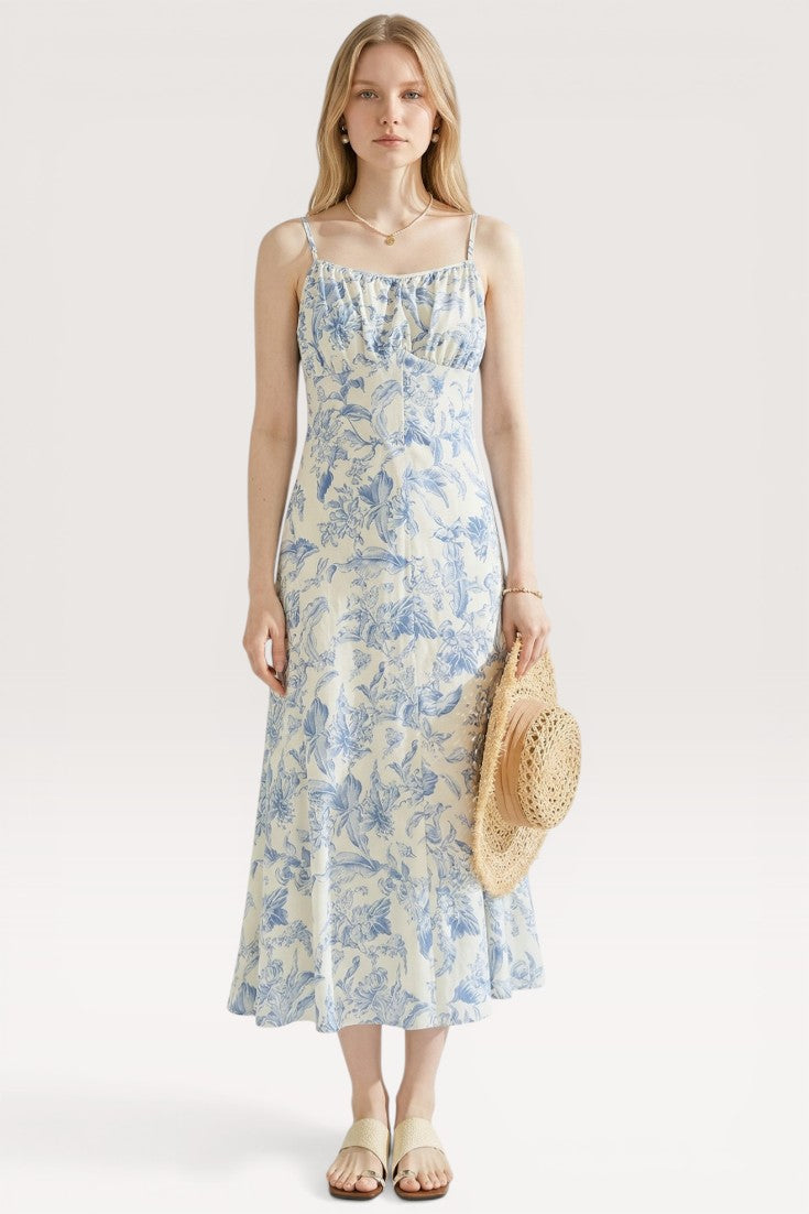 Virelle · Blue Aura Midi Dress