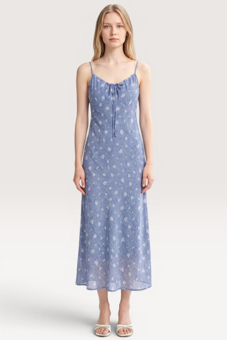 Selene · Bluebell Whisper Midi Dress