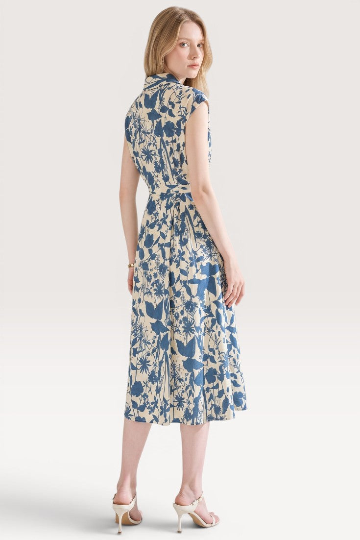 Fiora · Provence Bloom Midi Dress